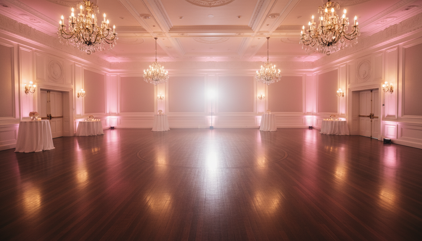 Dance floor with mood lighting